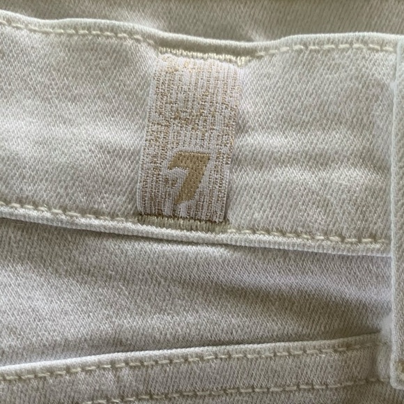 Women’s For All Mankind Jeans white size 27 - Picture 5 of 8